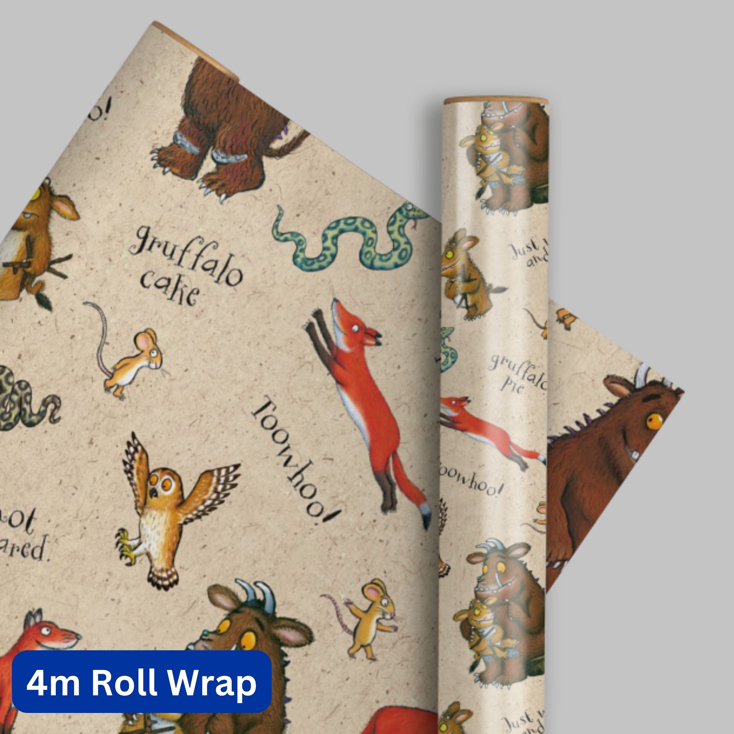 The Gruffalo 4m Roll Wrapping Paper Danilo Promotions