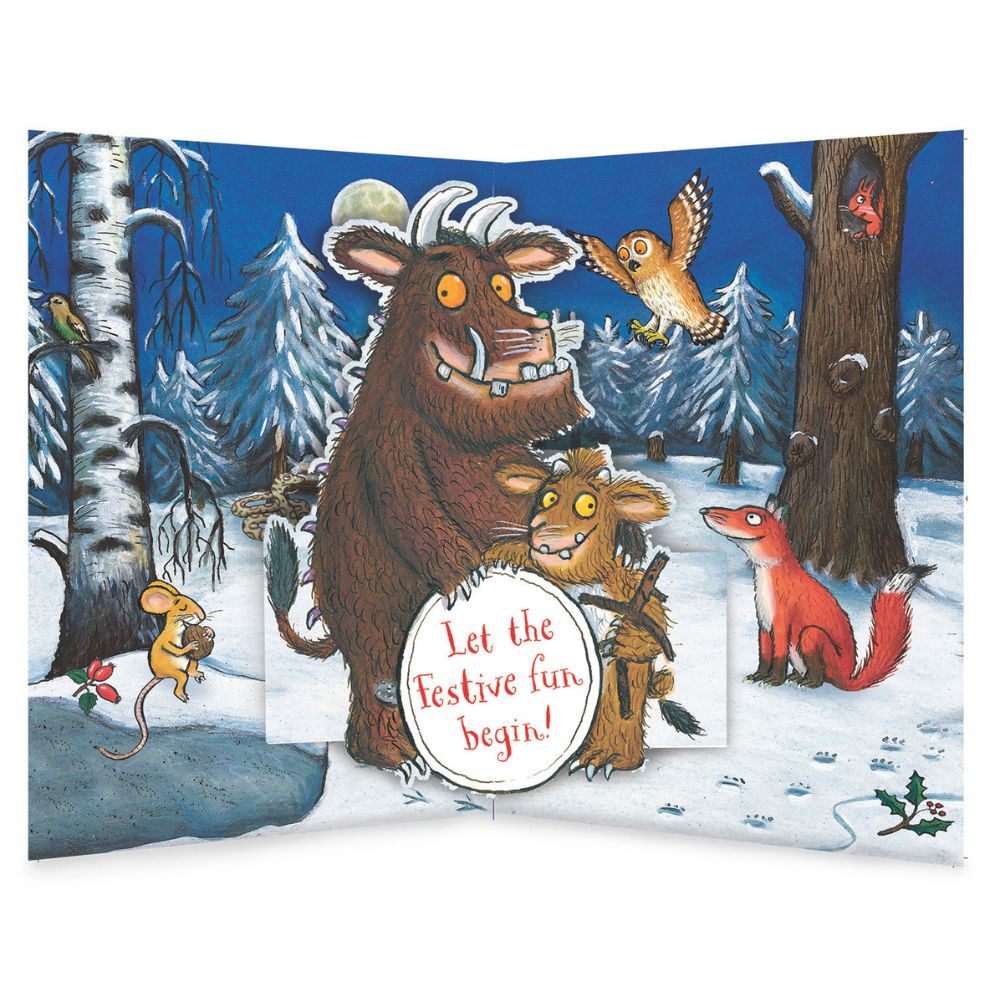 The Gruffalo Pop Up Son Christmas Card