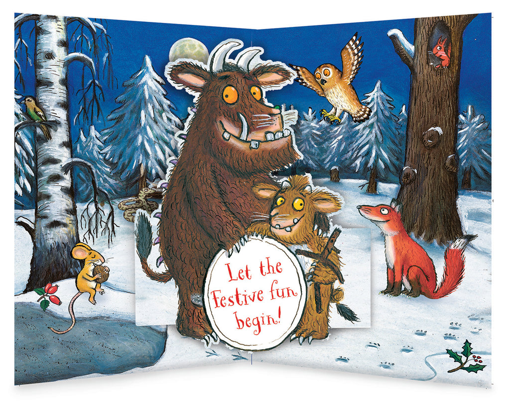 De Gruffalo Pop Up Kerstkaart