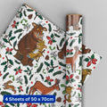 The Gruffalo Christmas Wrapping Paper 4 Sheet & 4 Tags