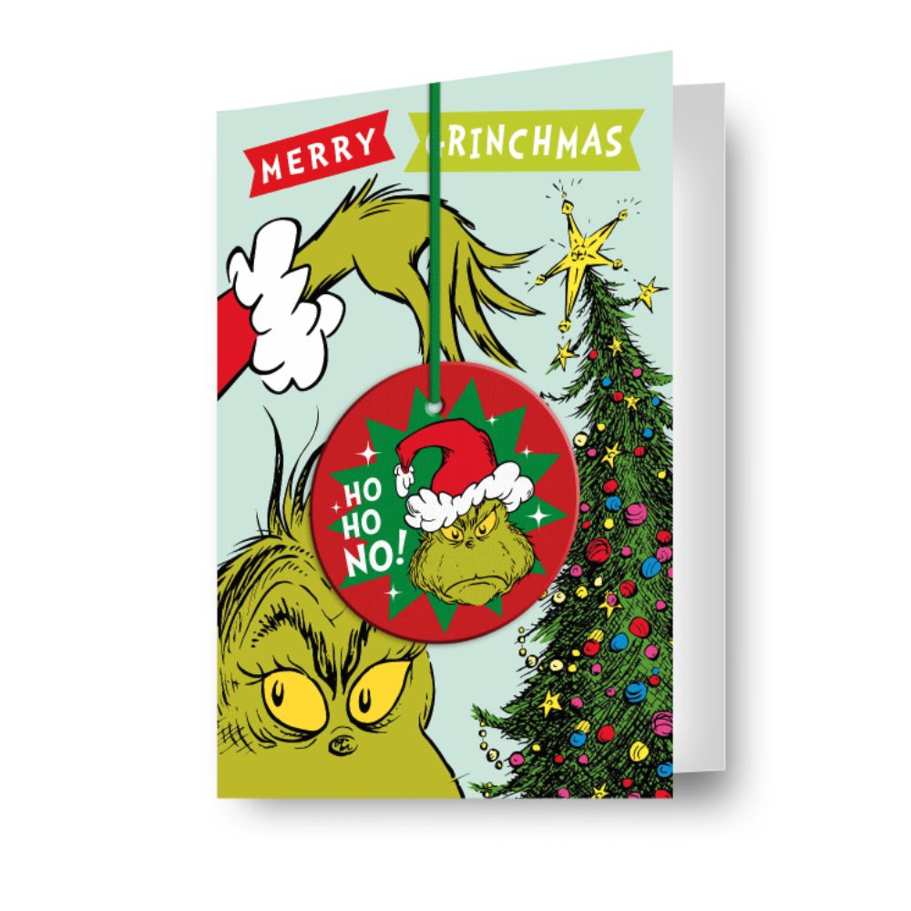 The Grinch Coaster Christmas Card