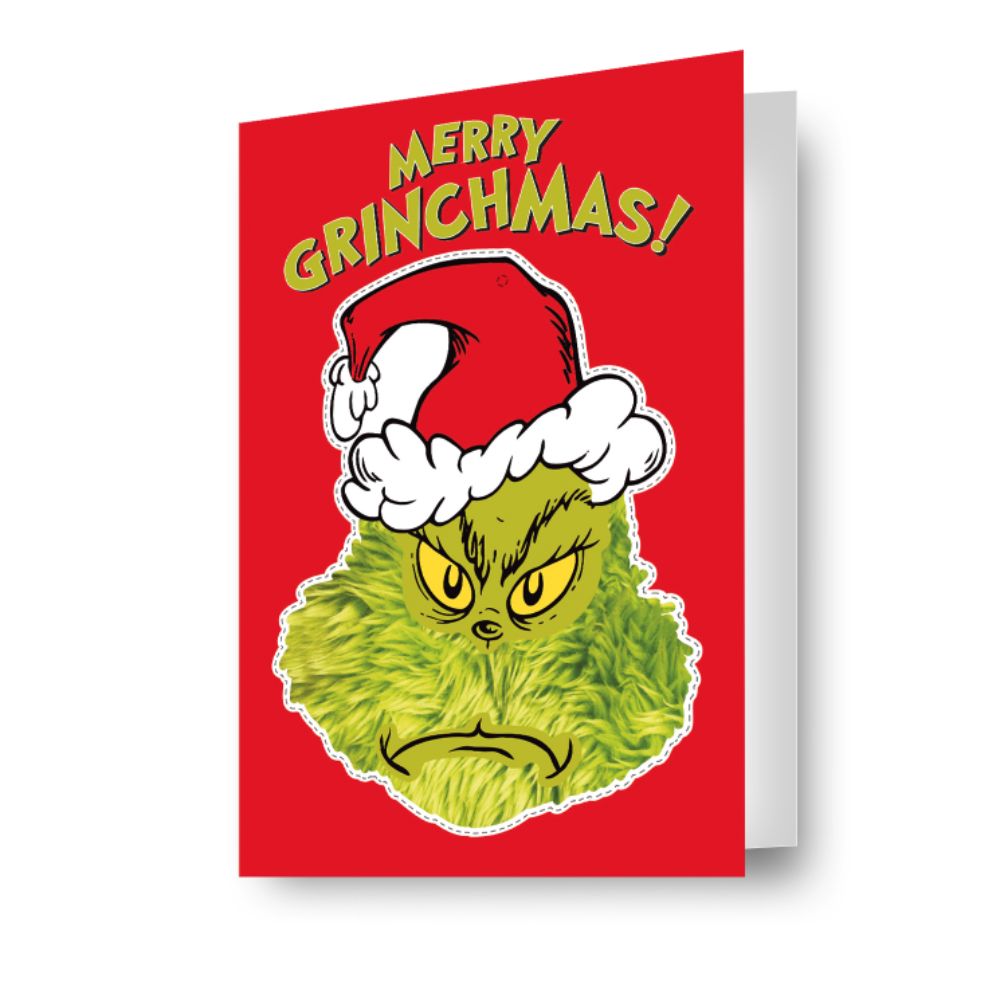 The Grinch 3D Furry Christmas Card