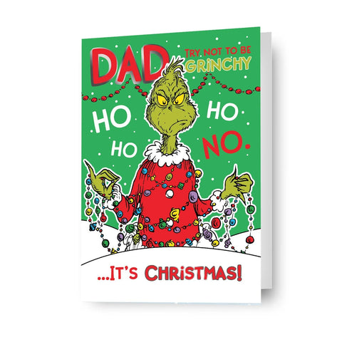 De Grinch 'Papa' Kerstkaart