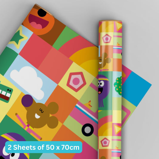 Hey Duggee 2 Sheets & 2 Tags Gift Wrap