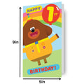 Hey Duggee Age 1 Birthday Card