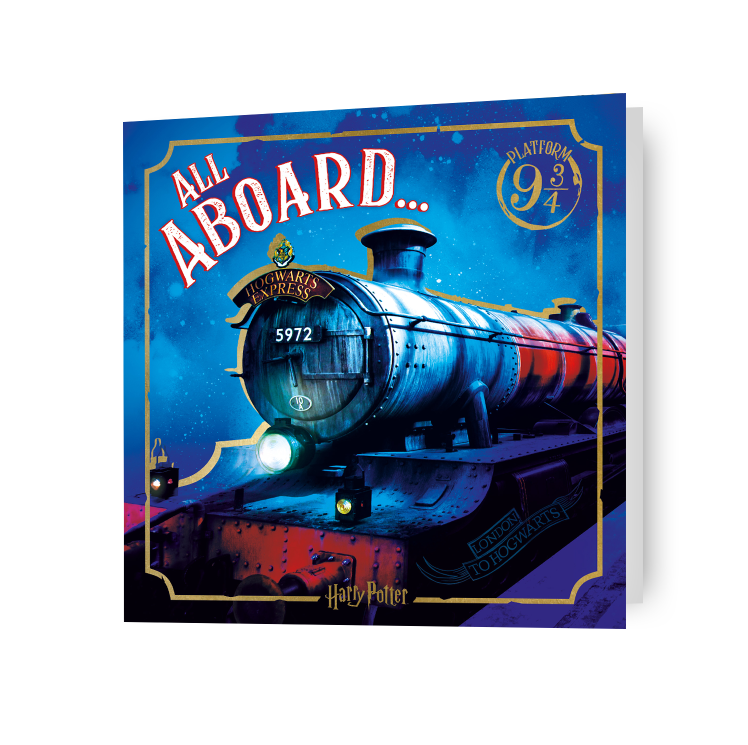 Harry Potter Hogwarts Express Birthday Card