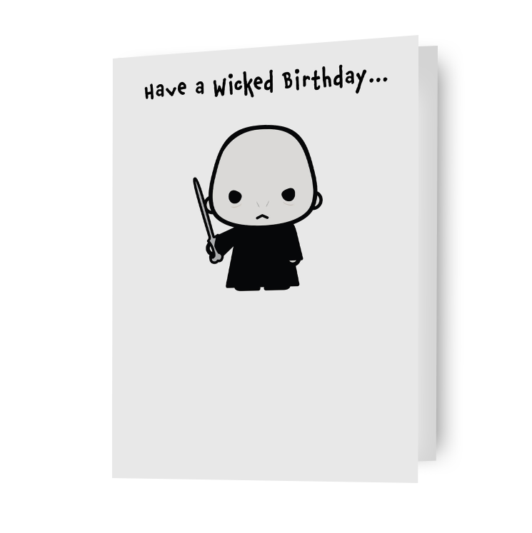 Harry Potter 'Wicked' Birthday Card