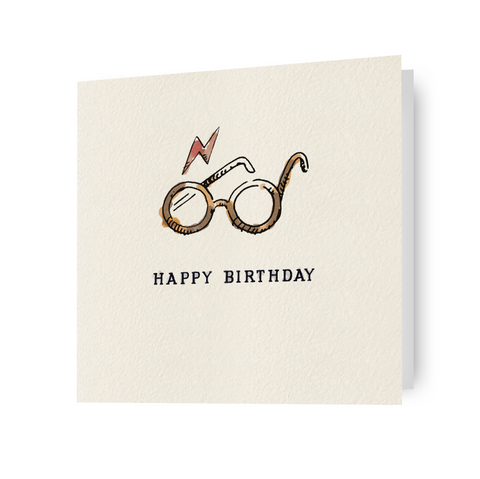 Harry Potter Glasses Birthday Card