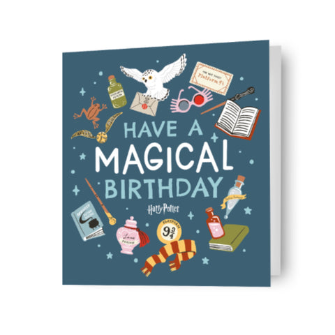 Harry Potter Magical Birthday Card
