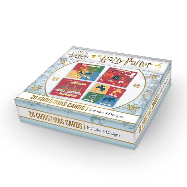 Cartoline di Natale di Harry Potter Confezione multipla da 20 carte