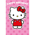 Hello Kitty Sticker Birthday Card