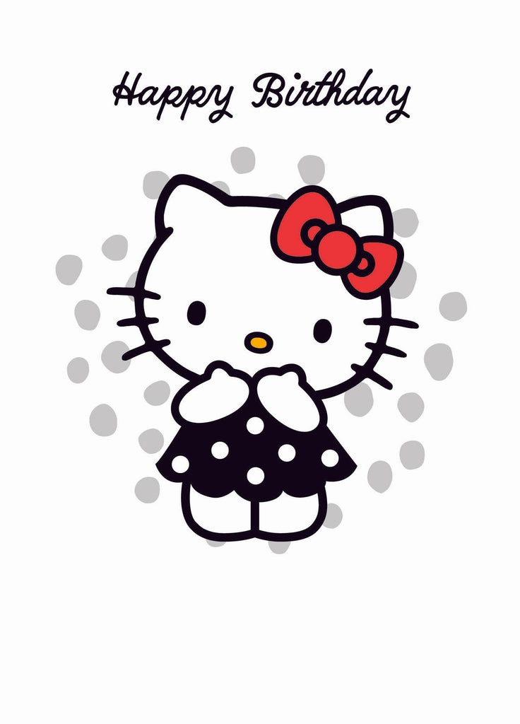 Hello Kitty Generic Birthday Card