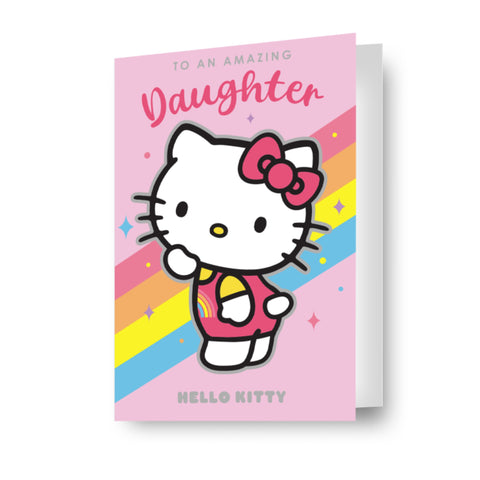 Hello Kitty Daughter Birthday Card