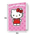 Hello Kitty Sticker Birthday Card