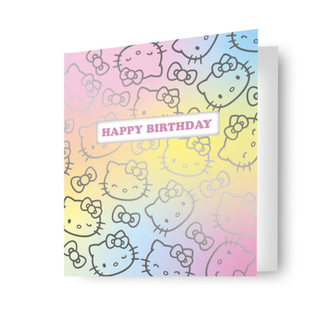Hello Kitty Birthday Card
