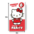 Hello Kitty Multi Ages 5-10 Sticker Birthday Card