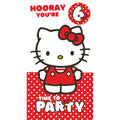 Hello Kitty Multi Ages 5-10 Sticker Birthday Card
