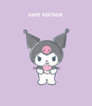 Kuromi Birthday Card