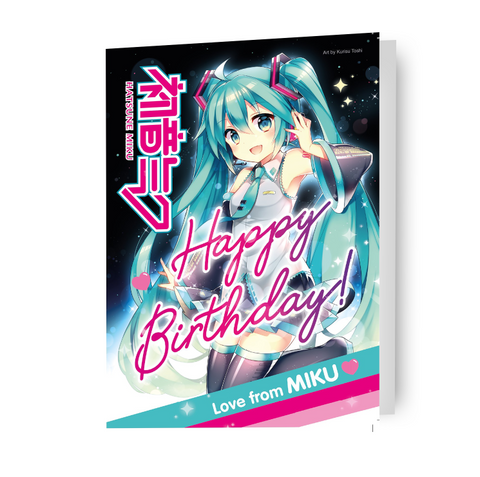 Hatsune Miku Birthday Card