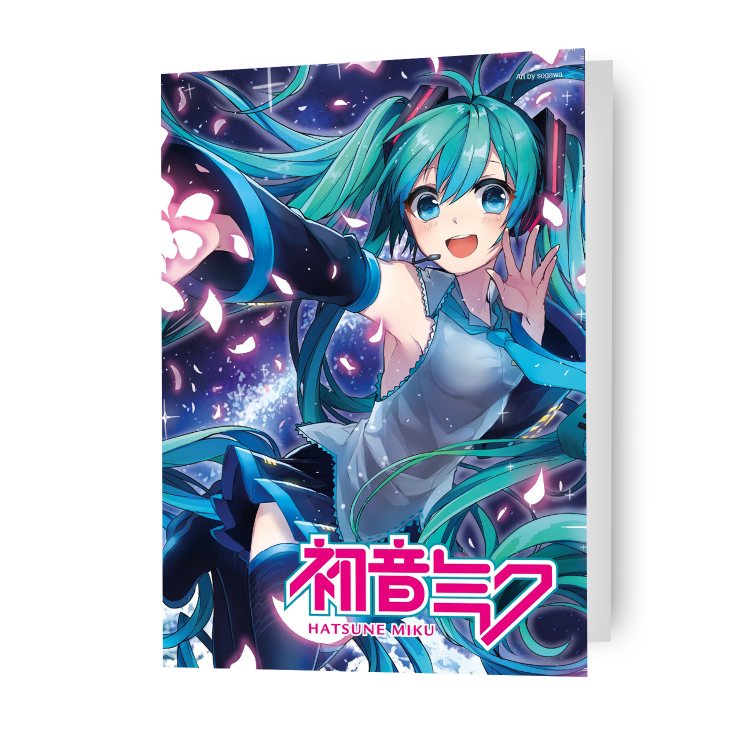 Hatsune Miku verjaardagskaart