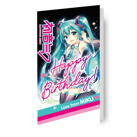 Hatsune Miku Birthday Card