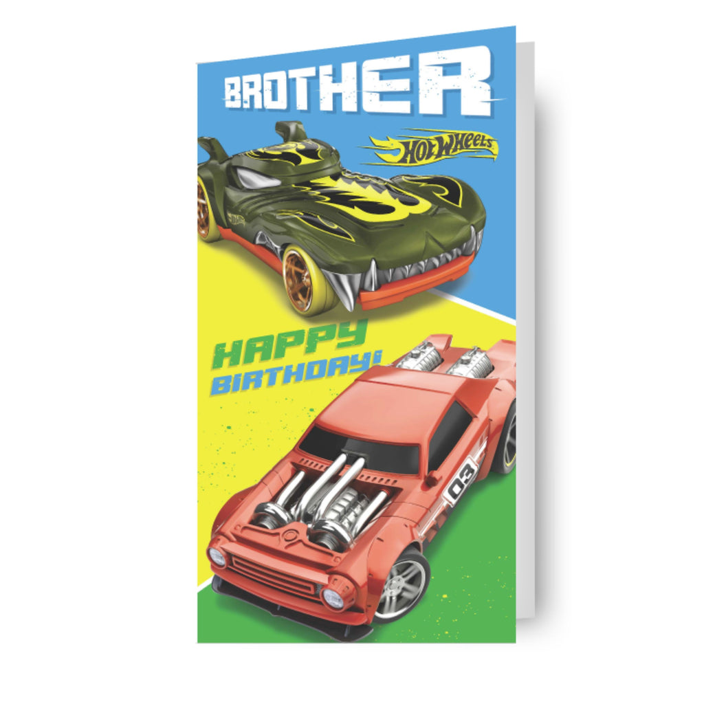 Hot Wheels Brother Birthday Card