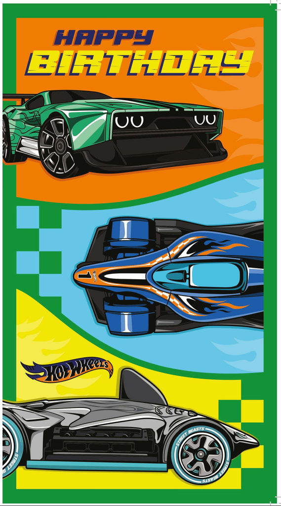 Hot Wheels Birthday Card