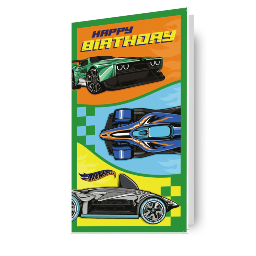 Hot Wheels Birthday Card