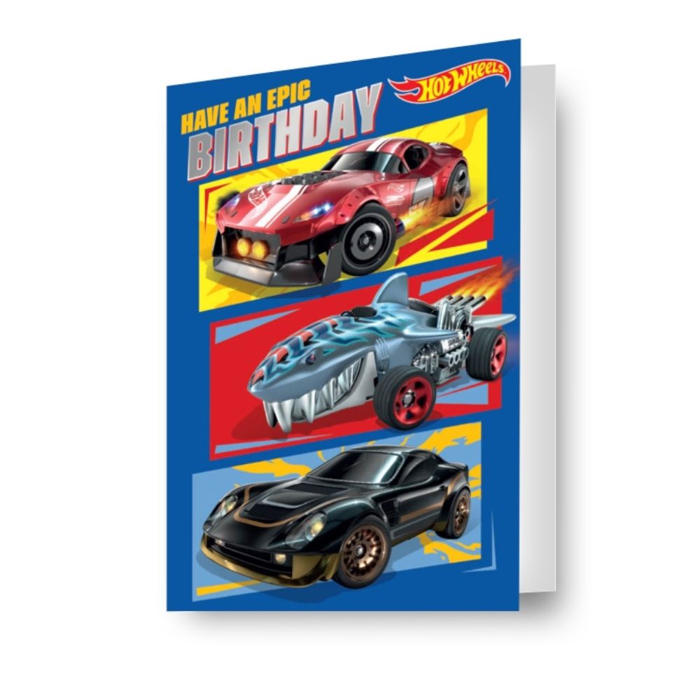 HOT WHEELS LENTICULAR CARD