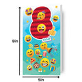 JoyPixels Emoji Age 8 Birthday Card