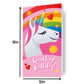 JoyPixels Emoji Unicorn Birthday Card