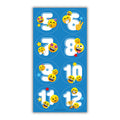 JoyPixels Multi Ages 5-12 Sticker Birthday Card