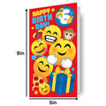 JoyPixels Multi Ages 5-12 Sticker Birthday Card