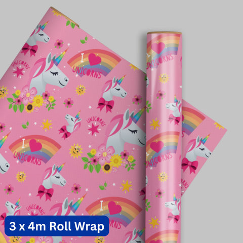 JoyPixels Emoji 4m Roll Wrapping Paper - 3 Pack Bundle