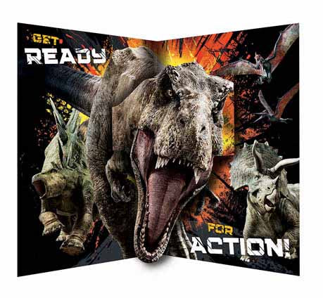 Jurassic World Pop Up Dinosaur Birthday Card