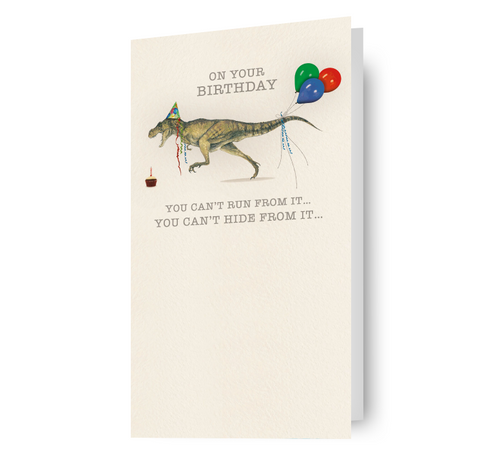 Jurassic World Retro Birthday Card