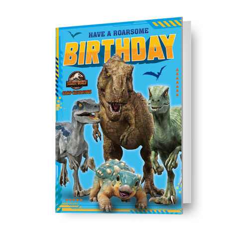 Jurassic World 'Have A Roarsome Birthday'-kaart