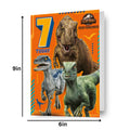Jurassic World Age 7 Birthday Card