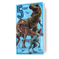 Biglietto d'auguri Jurassic World, età 5 anni, prodotto con licenza ufficiale