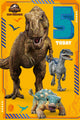 Jurassic World '5 Today' Birthday Card