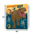 Jurassic World 'Birthday Boy' Dinosaur Card