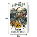Jurassic World 'Time For Adventure' Birthday Card