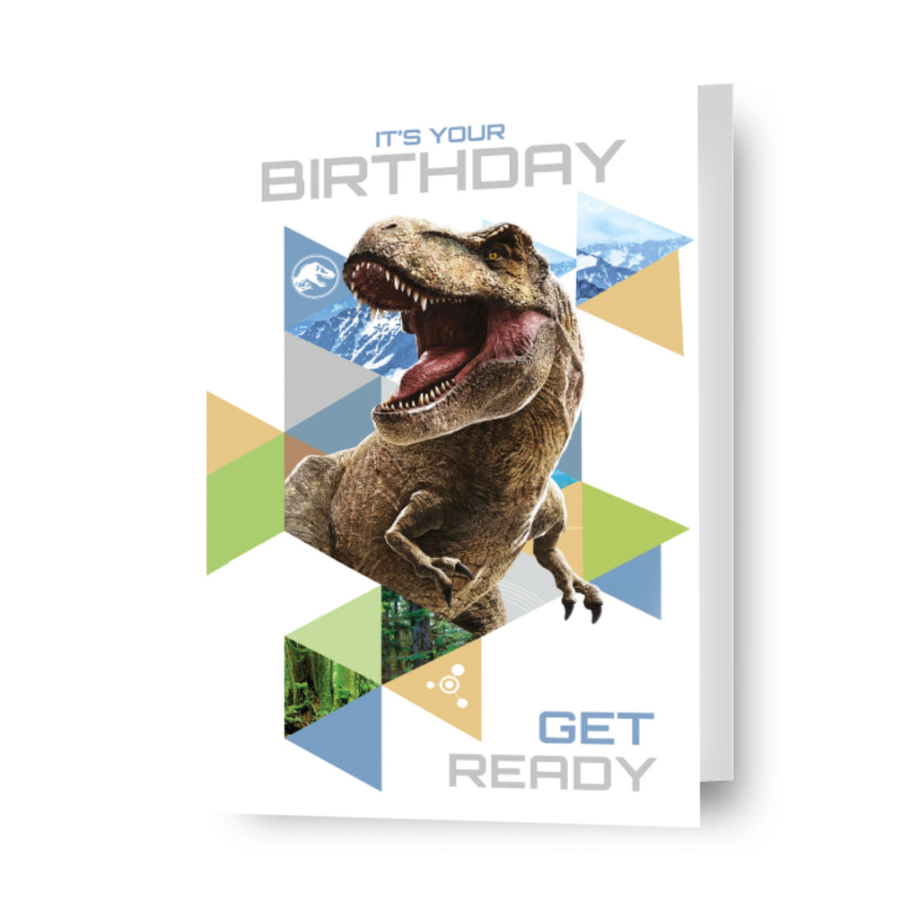 Jurassic World Dinosaur Birthday Card