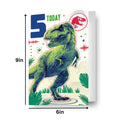 Jurassic World Age 5 Birthday Card