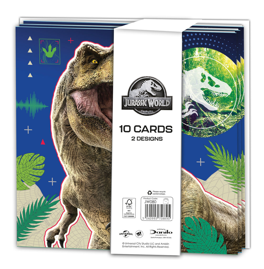 Jurassic World Multipack van 10 kaarten