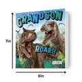 Jurassic World Grandson Birthday Card