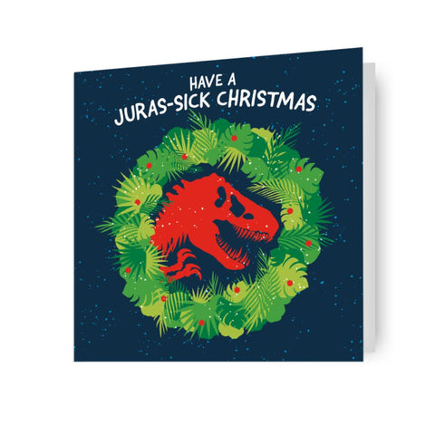 Jurassic World Christmas Card
