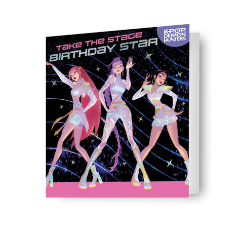 KPop Demon Hunters Huntr/x Birthday Card
