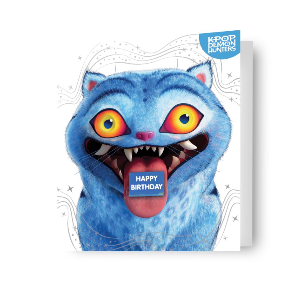 KPop Demon Hunters Derpy Birthday Card