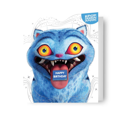 KPop Demon Hunters Derpy Birthday Card